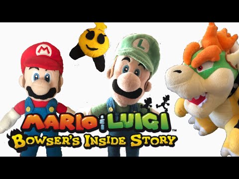 Mario & Luigi Bowsers Inside Story Plush Movie!