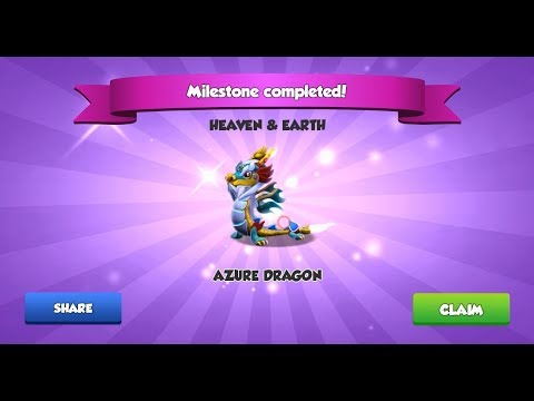 #DML Finished HEAVEN and EARTH - Did you get AZURE DRAGON ? - Dragon Mania Legends