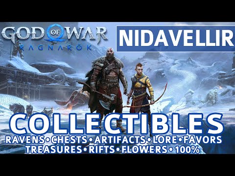 God of War Ragnarok - Nidavellir All Collectible Locations (Chests, Artifacts, Ravens, Lore) - 100%