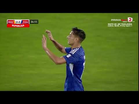 GOOOL! CS Mioveni - FCU Craiova 2-2. Ganea egalează la primul meci ca titular pentru olteni