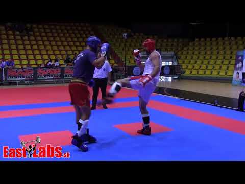 2018 WAKO ME kickbox KL +94kg  Pala SVK vs Ivic CRO