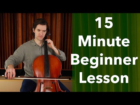 15 Minute Beginner Cello Lesson