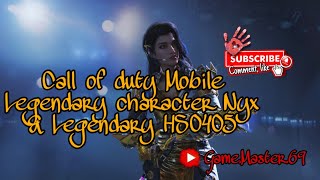 Call of duty Mobile | Legendary character Nyx- Starstruck & Legendary HS0405 Full Draw & Upgrade
