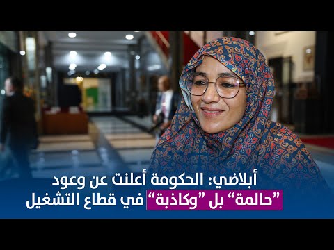 أبلاضي: الحكومة أعلنت عن وعود “حالمة” بل “وكاذبة” في قطاع التشغيل