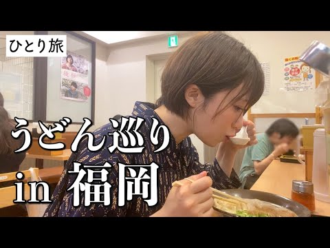 ¡Visita 4 restaurantes de udon de Fukuoka! El valor del udon ha cambiado debido al establecimiento de restaurantes famosos recomendados por los lugareños...