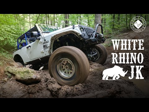 White Rhino JK Walk Around & Trail Ride | Stretched Jeep Wrangler JK on Dana 60's & 40's