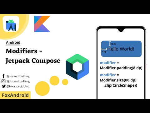 Modifiers - Android Jetpack Compose || Android Studio Tutorial || FoxAndroid || 2021