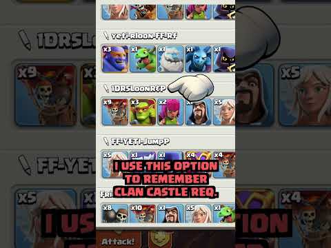 Clash of Clans Beginner Tip Army Renaming Trick (Clash of Clans)