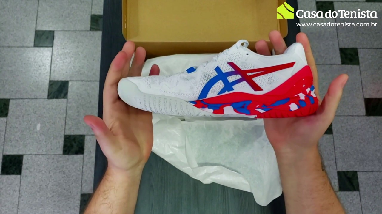 Tênis Gel-Resolution 8 Tokyo Branco Asics Beat Showcase