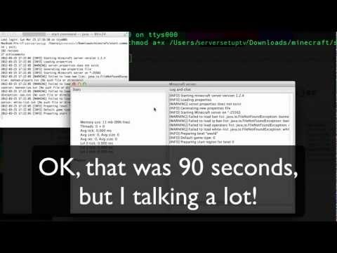Server in 90 seconds - Minecraft on Mac - start.command