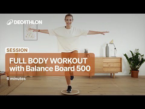 SESSION - Full Body Workout with Balance Board: 6 Min Home Training 🔥 | Decathlon