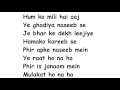 Lag Ja Gale Lyrics Full Song Lyrics Movie - Woh Kaun Thi | shreya ghoshal