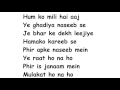 Lag Ja Gale Lyrics Full Song Lyrics Movie Woh Kaun Thi Shreya Ghoshal