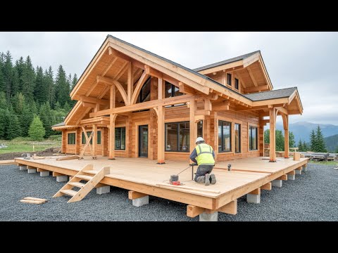 Family Builds an Amazing Log House Deep in the Alaska | Start to Finish by@MontanaHaven