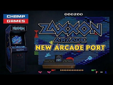 Zaxxon Arcade - New Arcade Port Atari 2600(Demo) Champ Games