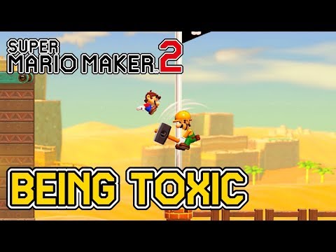 Being Toxic In Multiplayer VS Mode - Super Mario Maker 2
