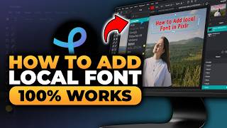 How To Add Local Font in Pixlr (FAST & EASY) | 100% WORKS | NO Yapping, To The Point!