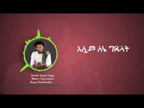 ዳዊት ፅጌ ቻል ዘንድሮ  _ የግጥም ቪዲዮ Dawit Tsige "Chal Zendro" lyrics video