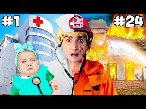 SOPRAVVIVIAMO A 100 LAVORI IN 24 ORE! SIAMO STATI LICENZIATI? 😱