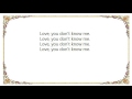 Au Revoir Simone - Love You Don't Know Me Lyrics