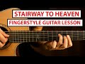 Stairway To Heaven Led Zeppelin Fingerstyle Guitar Lesson Tutorial How To Play Fingerstyle
