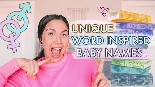 📚 UNIQUE + RARE BABY NAMES INSPIRED BY COMMON WORDS (For Boys & Girls) | Super C