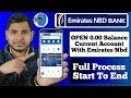 Emirates Nbd Account Opening How To Open Emirates NBD Bank Account Online