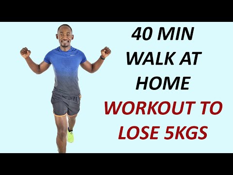 45 Minute Intense Running Workout at Home for Slimming 400 Calories