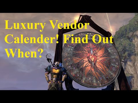 ESO Luxury Vendor Calendar! Find the Date of What You Want!