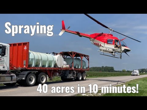 Helicopter Crop Dusting
