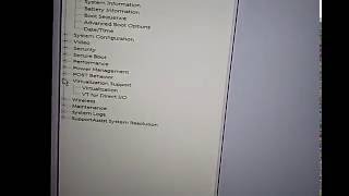 Ativando suporte a Virtualização (Intel VT) no Dell Latitude 3450 em BIOS UEFI