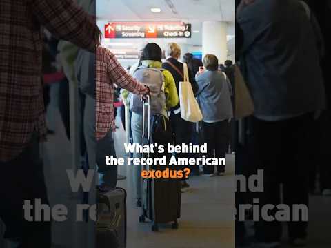 What's behind the record American exodus?