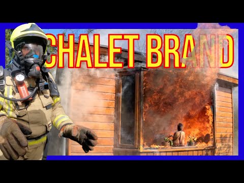 Chaletbrand - FREIWILLIGE NIEDERLÄNDISCHE FEUERWEHRKÄMPFE -