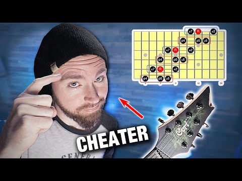 How To CHEAT The HARMONIC MINOR SCALE on Guitar!