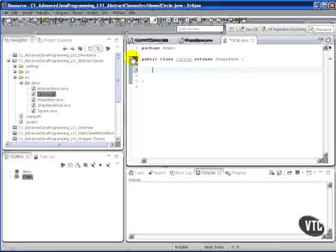 Vtc Player Advanced Java Programming Java Se 7 Abstract Classes