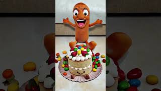 Birthday gift gone wrong🪵🦈🎂🦍🍌☕️ #Plush #Italianbrainrot #Annaanimation