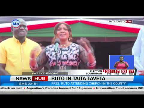 Ruto Takes Message to Taita Taveta as Coast Leaders Join President at Church Service