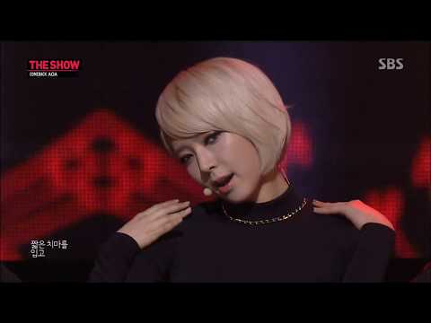 140121 SBS The SHOW   AOA 짧은치마