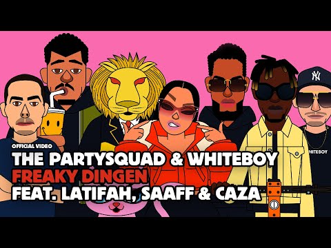 The Partysquad & Whiteboy - Freaky Dingen (feat. Latifah, Saaff & Caza) [Official Video]