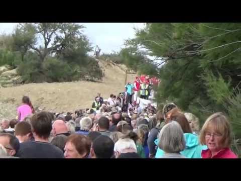 Totland Sea Wall. The Opening Day.
