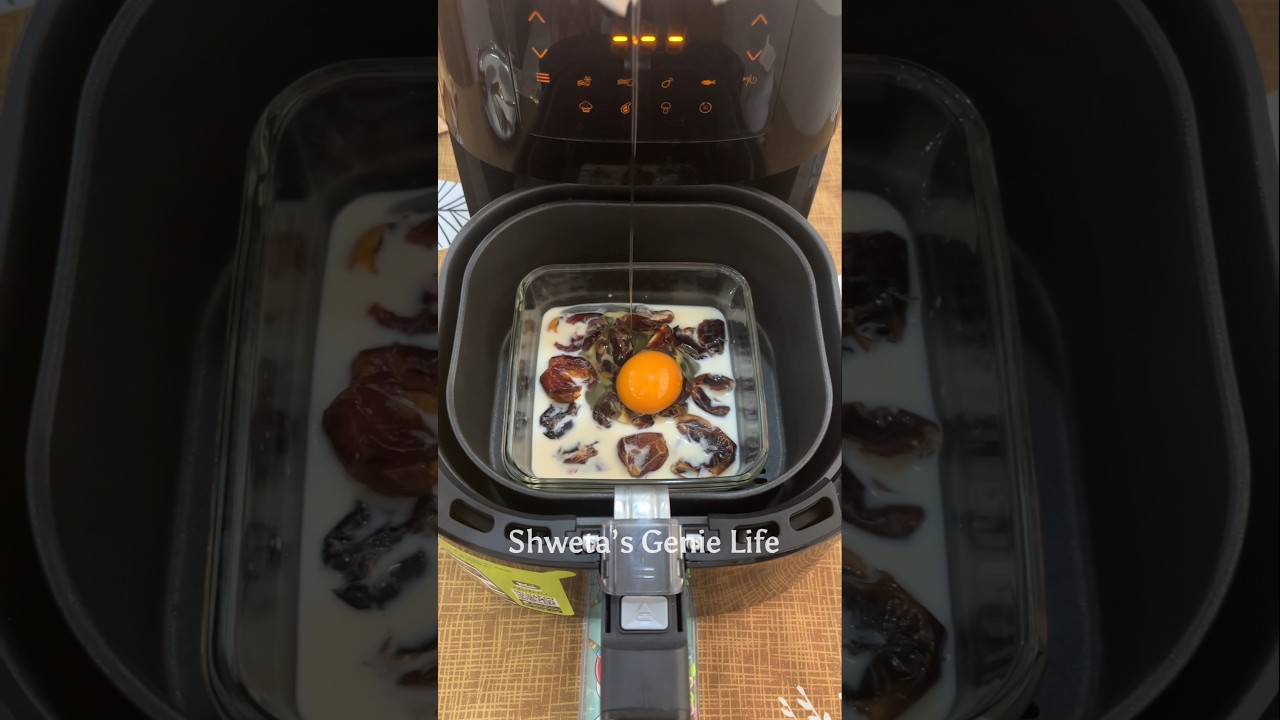 Healthy Dates Cake Recipe in Air Fryer | No Sugar Cake Recipe #shorts #viral #trending #ytshorts #yt