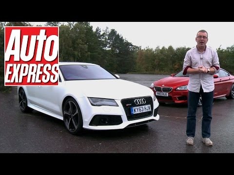 BMW M6 Gran Coupe vs Audi RS7 - Auto Express