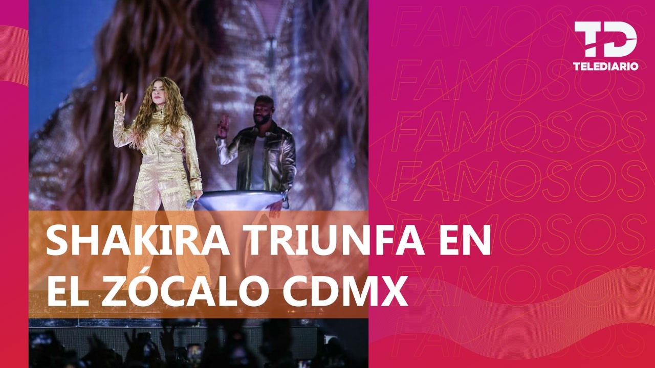 Shakira rompe récord de asistencia en el Zócalo CdMx 2026