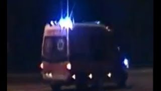 preview picture of video 'Ambulans Mercedes Sprinter: Alarmowy wjazd Modlińską z Jabłonny do stolicy'