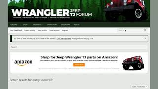 How to use built in Google search - Jeep Wrangler TJ Forum