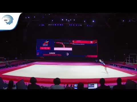 Vladislava URAZOVA (RUS) - 2018 Artistic Gymnastics Europeans, junior floor final