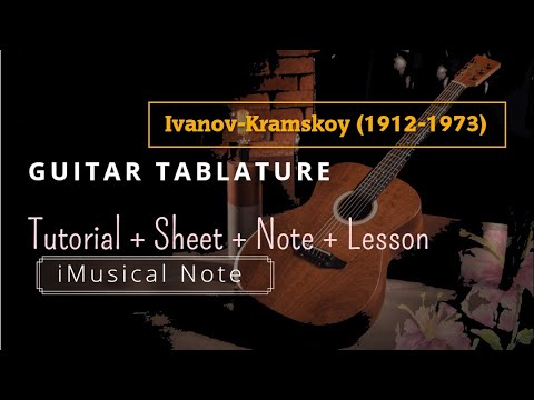Guitar TAB - Ivanov Kramskoy : Dance | Tutorial Sheet Lesson #iMn