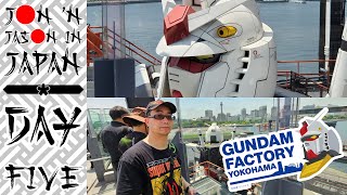 Gundam Factory & Hakkeijima Sea Paradise: Mechs & Fish! | Jon 'N Jason In Japan - Day 5