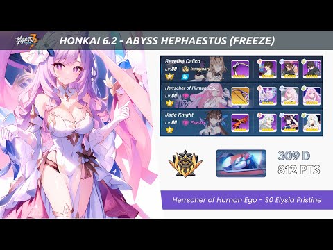 Honkai Impact 3 | EX Abyss Agony (309 D) | Hephaestus (Freeze) (812 PTS) | HoH S0 : JK S0 : RC SS