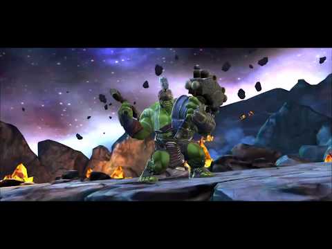 5 Star Gladiator Hulk (Ragnarok) Gameplay Map 6 Link First Mini Bosses - Marvel Contest of Champions